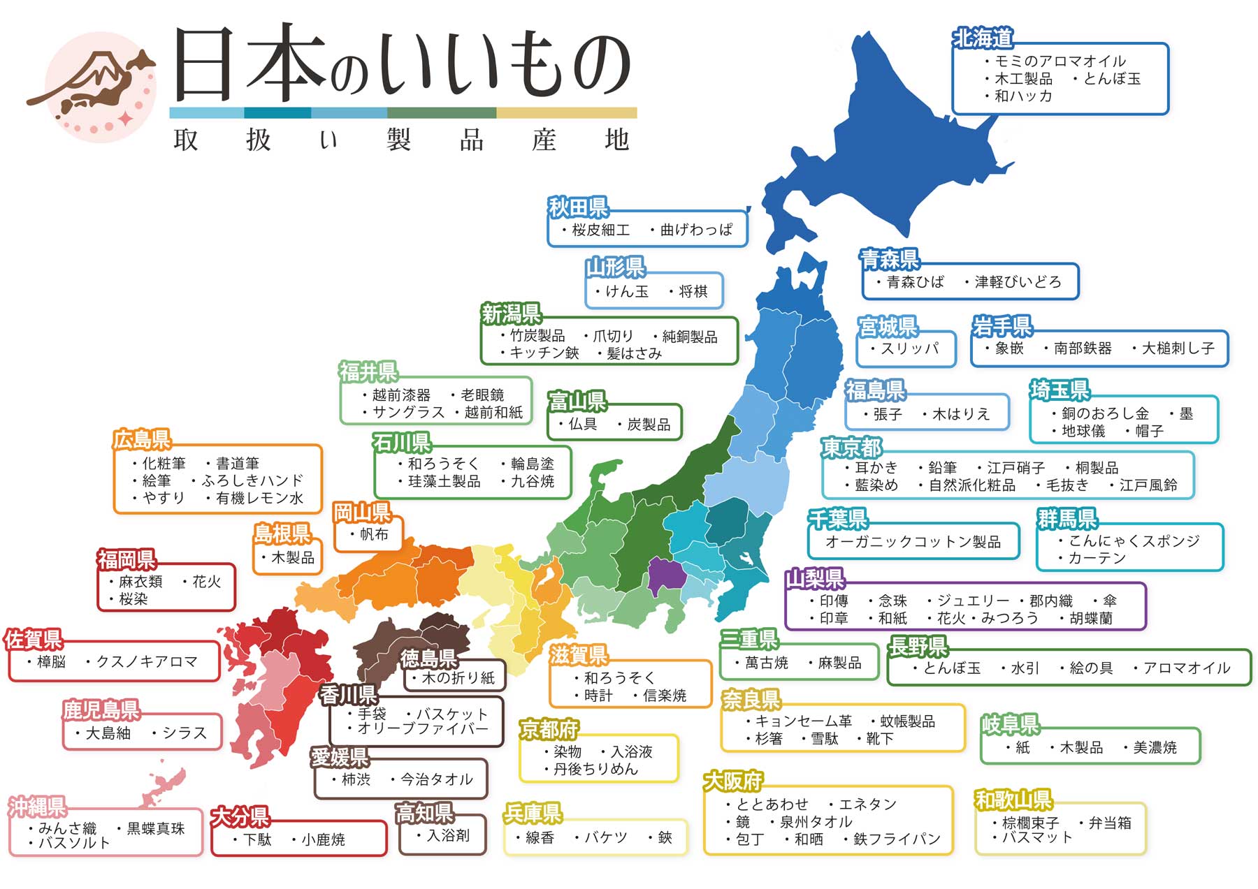 日本のいいもの.jp｜日本で作られた良質な生活雑貨や伝統工芸品など 
