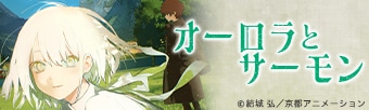 オーロラとサーモン