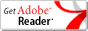 Adobe Readerダウンロードページへのリンクバナー