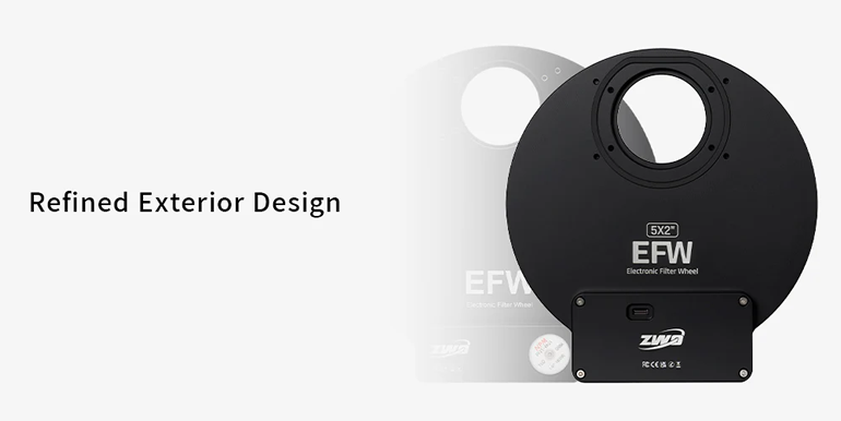 ZWO New EFW-7x36（φ36mmフィルター・7枚用電動フィルターホイール