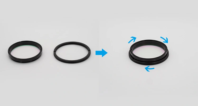 ZWO M54アダプター（OAG-L/ASIカラー冷却カメラ用） ｜ 天体望遠鏡