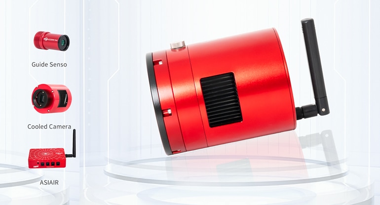 ZWO ASI 585MM Air（ASIAIR/ガイドチップ搭載/モノクロ冷却モデル