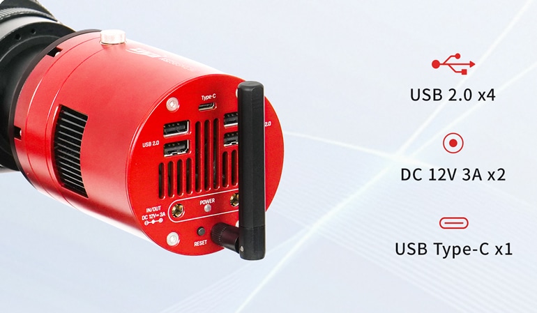 ZWO ASI 585MM Air（ASIAIR/ガイドチップ搭載/モノクロ冷却モデル