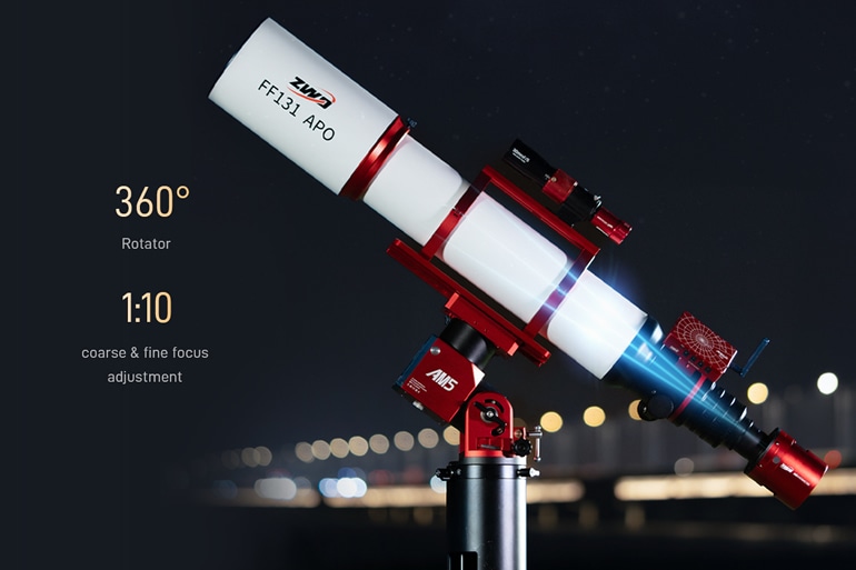 ZWO FF131 APO（983mm/F7.5）（2026年6月10日新発売）(6月中旬入荷予定