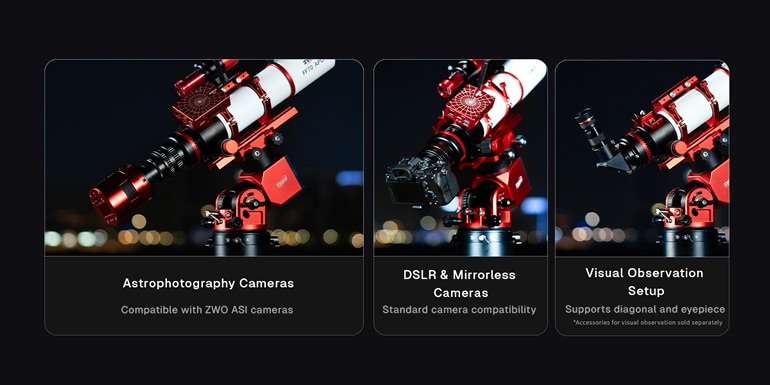 ZWO FF70 APO（490mm/F7）（2026年6月10日新発売）(6月中旬入荷予定