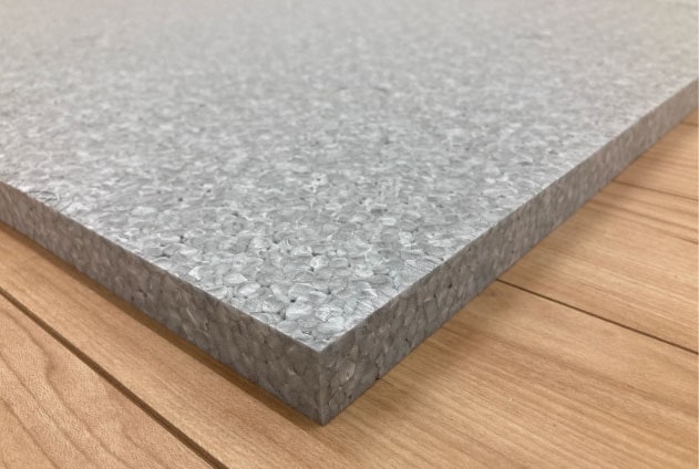 20mm厚マットの断面