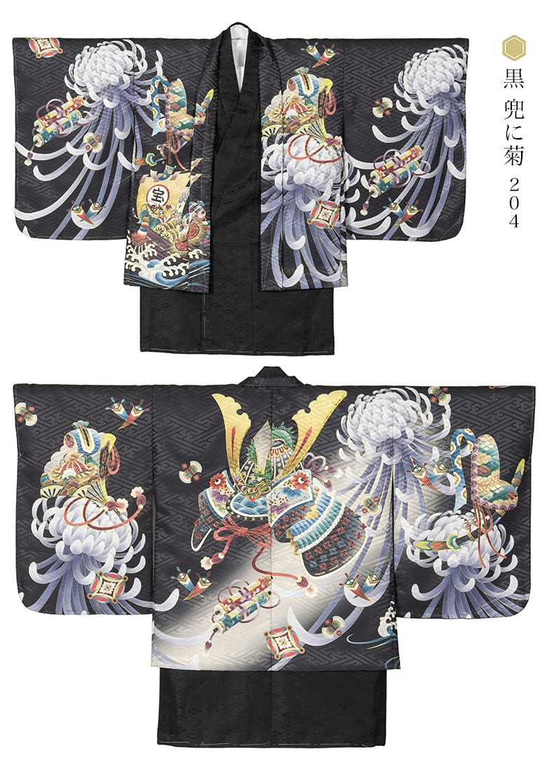 七五三 男の子 着物 羽織 3才 数5才 満5才 7才 100cm 110cm 115cm