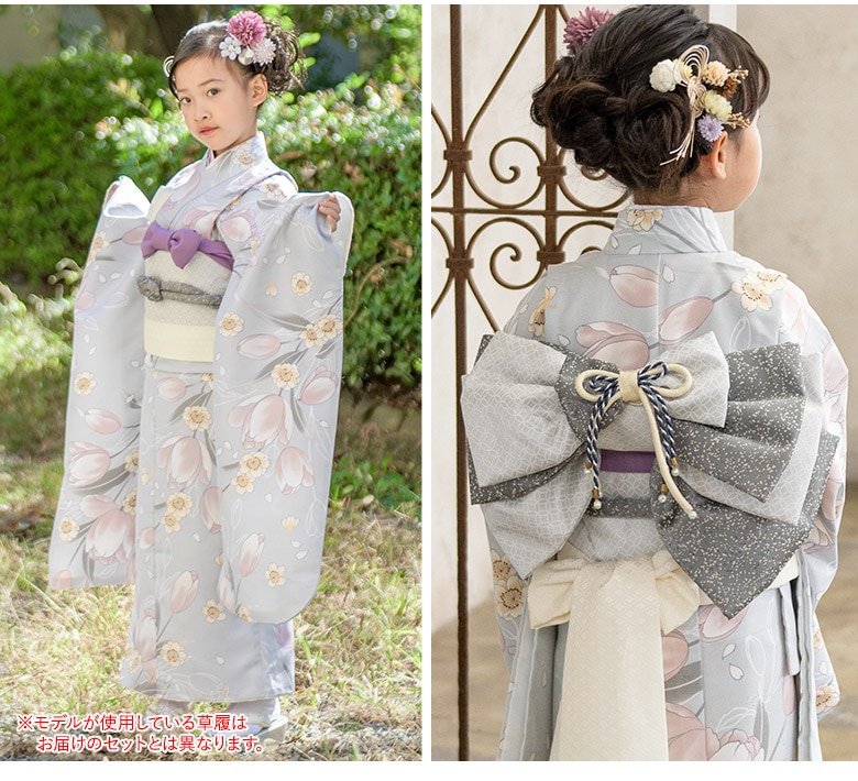 販売】七五三 女の子 着物 フルセット 7歳 購入 ピンク 水色