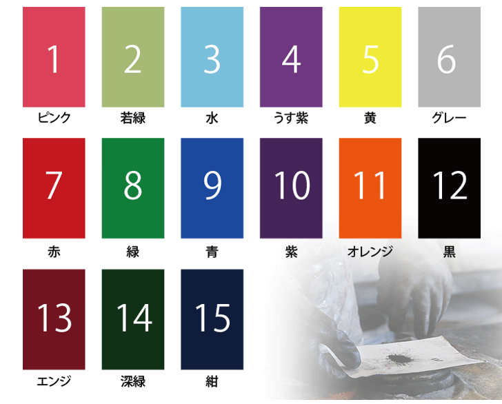 枚からok 剣道本染めオリジナル手ぬぐい 京都染織