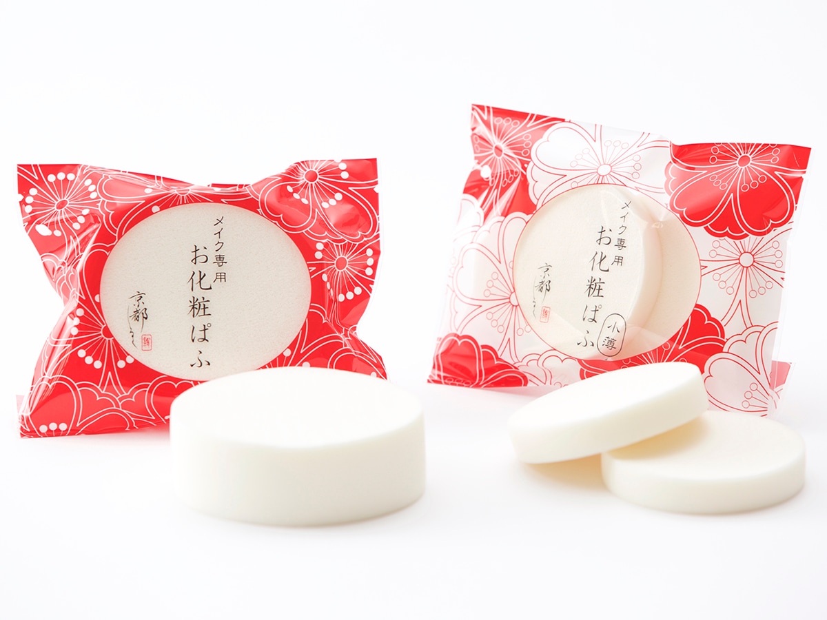 メイク専用　お化粧ぱふ（小薄）6袋セット