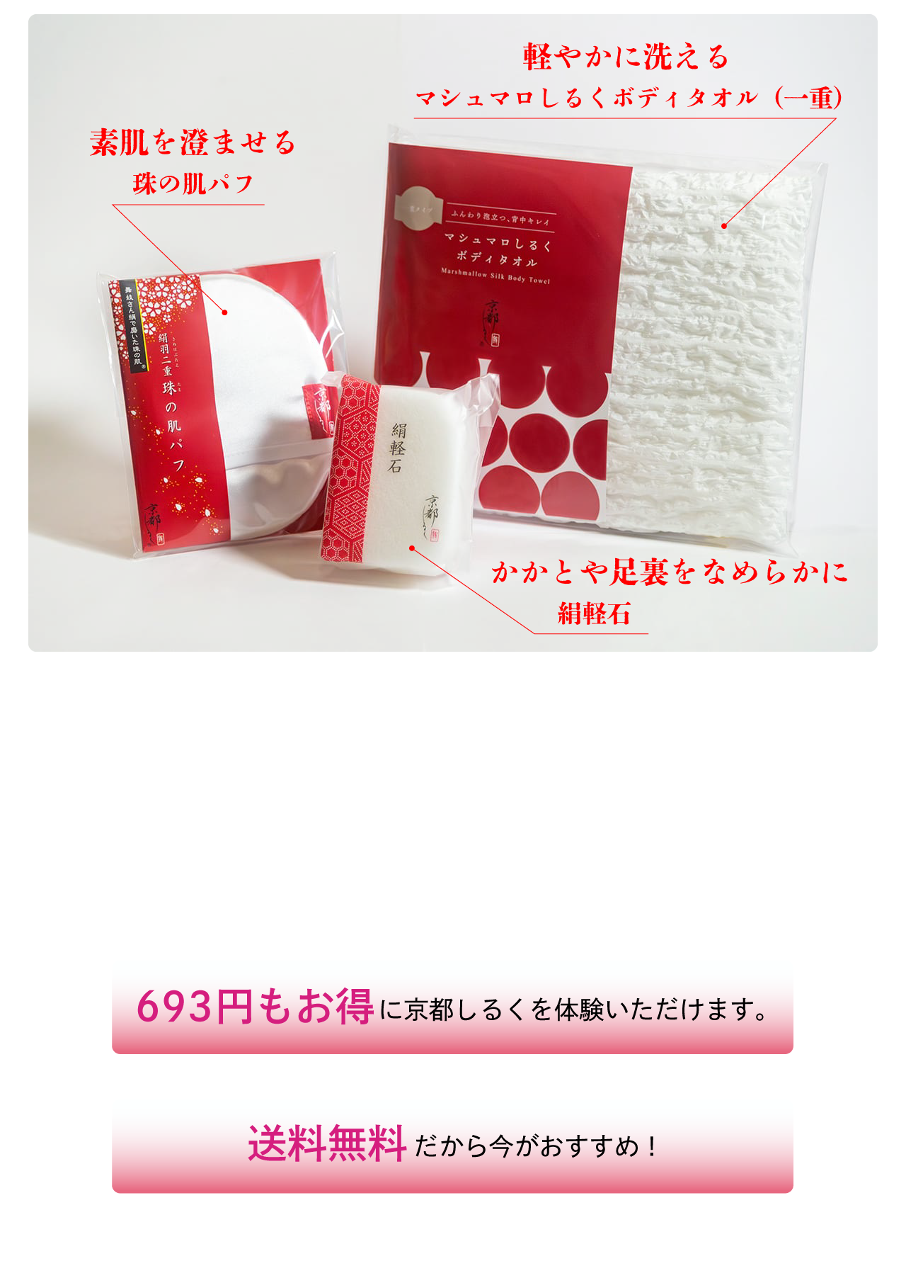 京都しるくトライアルセット