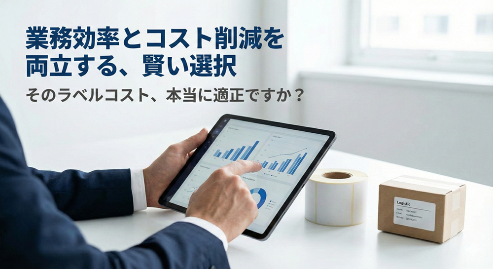 業務効率とコスト削減を両立する、賢い選択。そのラベルコスト、本当に適正ですか？