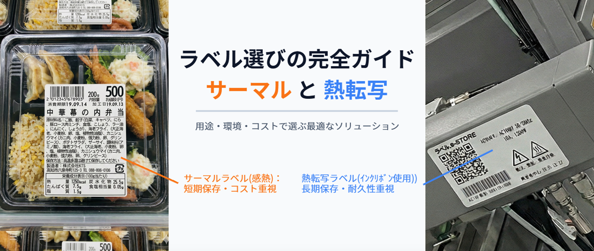 ラベル選びの完全ガイド サーマルと熱転写 用途・環境・コストで選ぶ最適なソリューション
