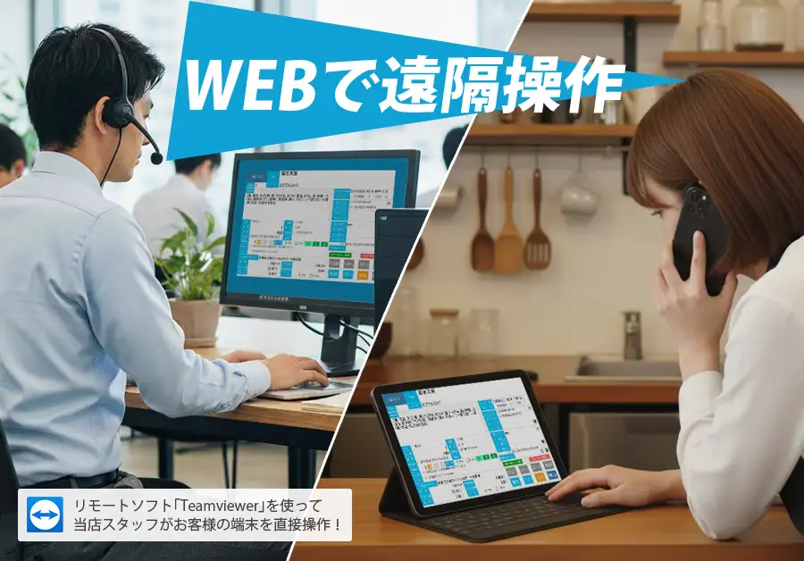 パソコンへのリモートセットアップ