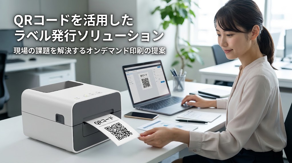 QRコードを活用したラベル発行ソリューション 現場の課題を解決するオンデマンド印刷の提案
