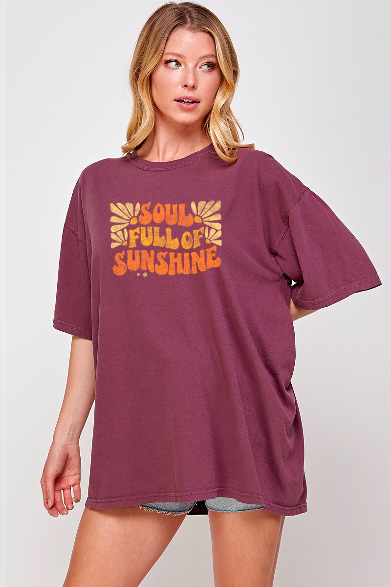 ILLUSTRATED SOCIETY イラストレイティッド ソサイエティ オーバーサイズ Tシャツ GRAPE WINE Sサイズ Mサイズ  Lサイズ-フィットネスウェアのセレクトショップ LA BODY