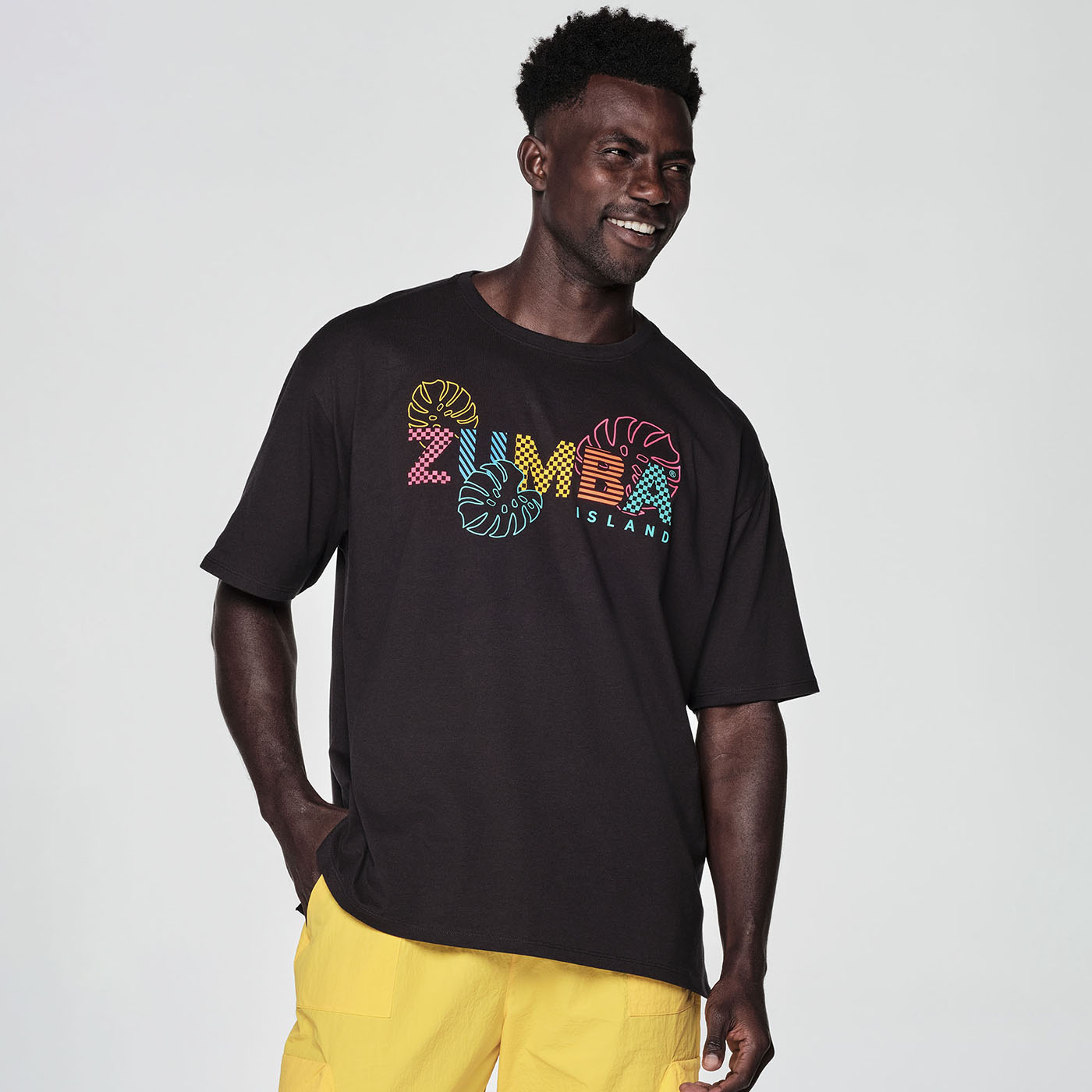 ZUMBA ズンバ 正規品 Tシャツ BLACK XSサイズ Sサイズ Mサイズ Lサイズ-フィットネスウェアのセレクトショップ LA BODY