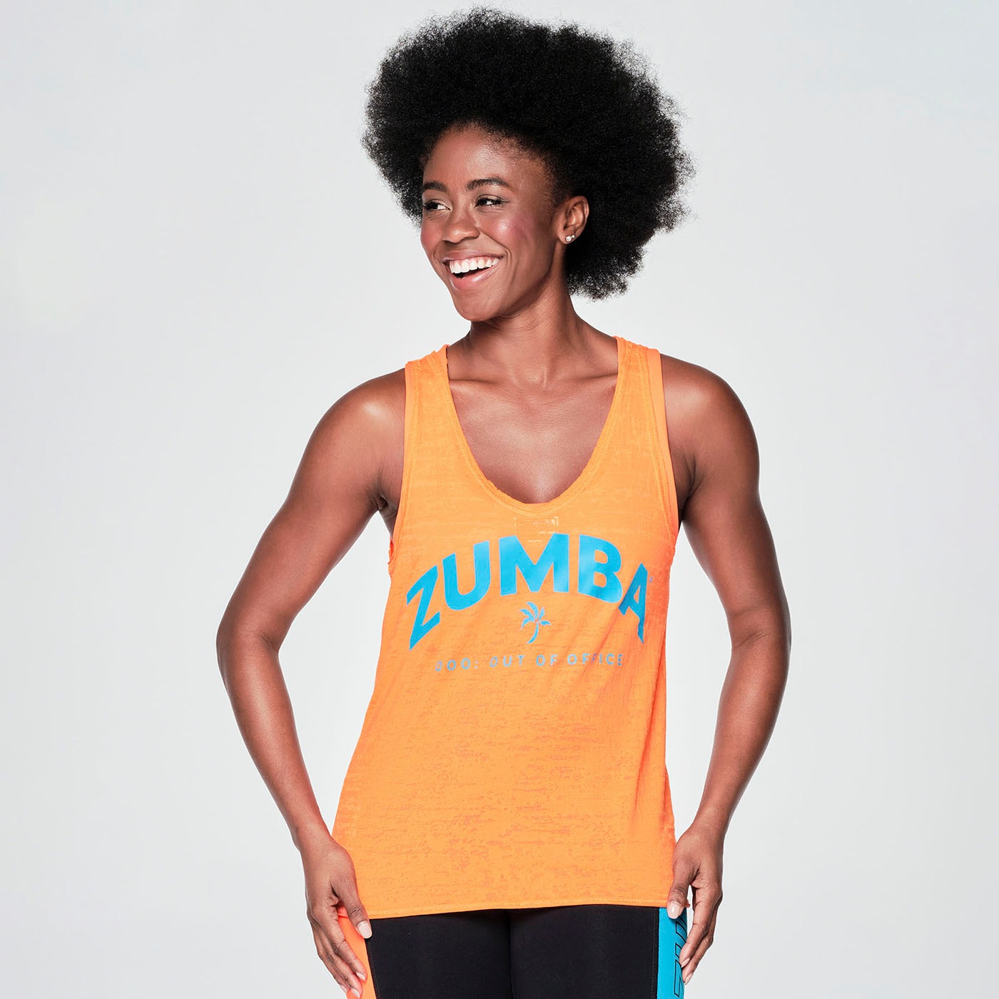 【新品・正規品】ZUMBA ズンバ ウェア Tシャツ タイダイ オレンジ M/L アウトレット ZUMBA ズンバ 正規品 タンクトップ オレンジ 2026SS