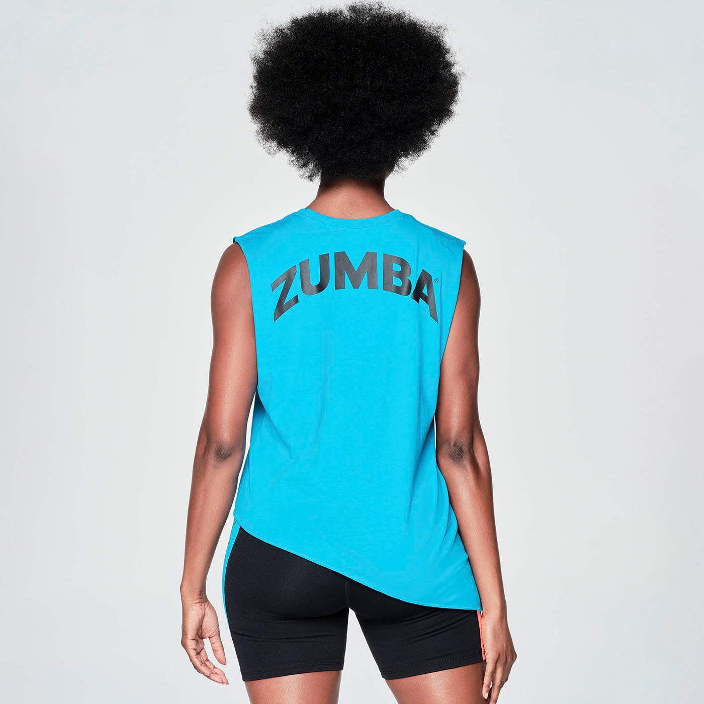 ZUMBA ズンバ 正規品 タンクトップ BLUE BLACK XS/Sサイズ M/Lサイズ