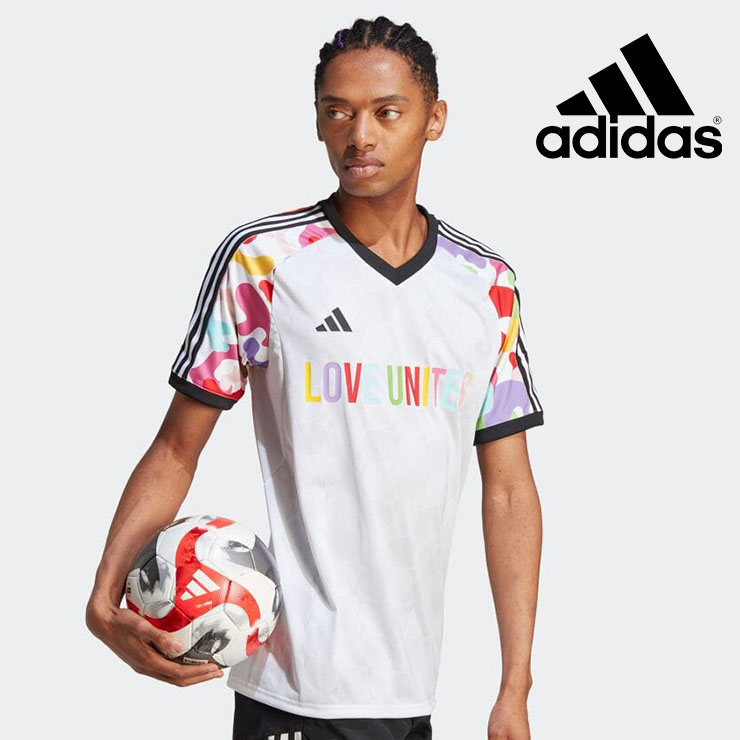 adidas アディダス サッカー ティロジャージーTシャツWHITE Mサイズ Lサイズ 新着商品,7月25日20時発売  フィットネスウェアのセレクトショップ LA BODY