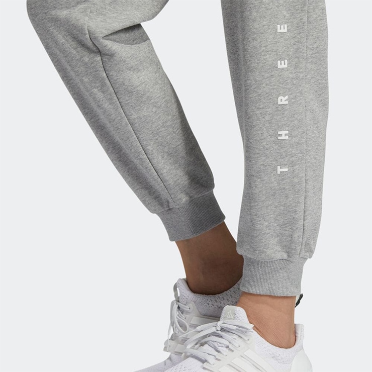 adidas アディダス スウェットパンツ ウエスト リボン LIGHT GRAY M