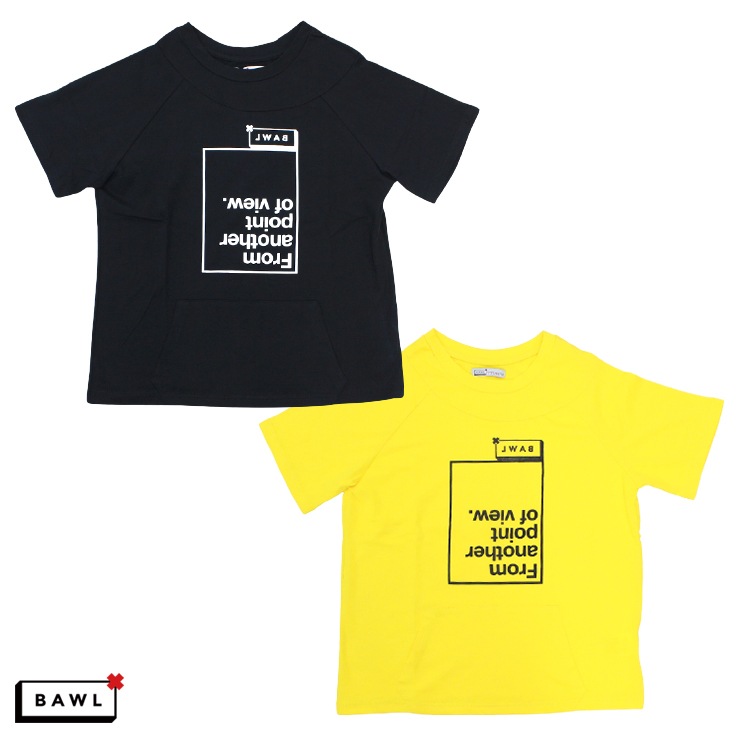 Bawl ボウル フロントポケット ロゴ Tシャツ メンズ Black Yellow Sサイズ Mサイズ Lサイズ Xlサイズ Baw Mc 再入荷商品 2 26日時更新 完売分再入荷 フィットネスウェアのセレクトショップ La Body