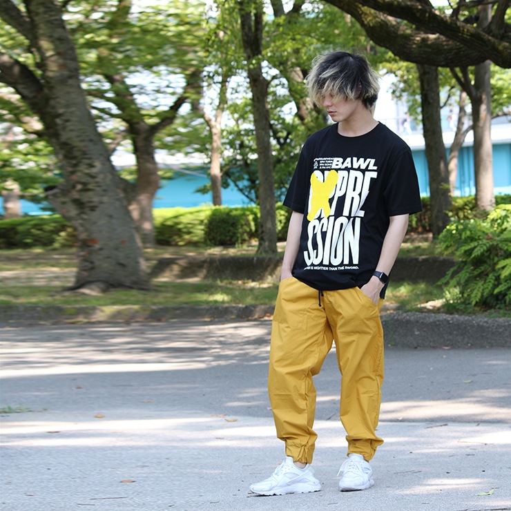 殿堂 Joggers 希少 ハチヤーズRibbed Lサイズ LimeYellow ウエア(男性