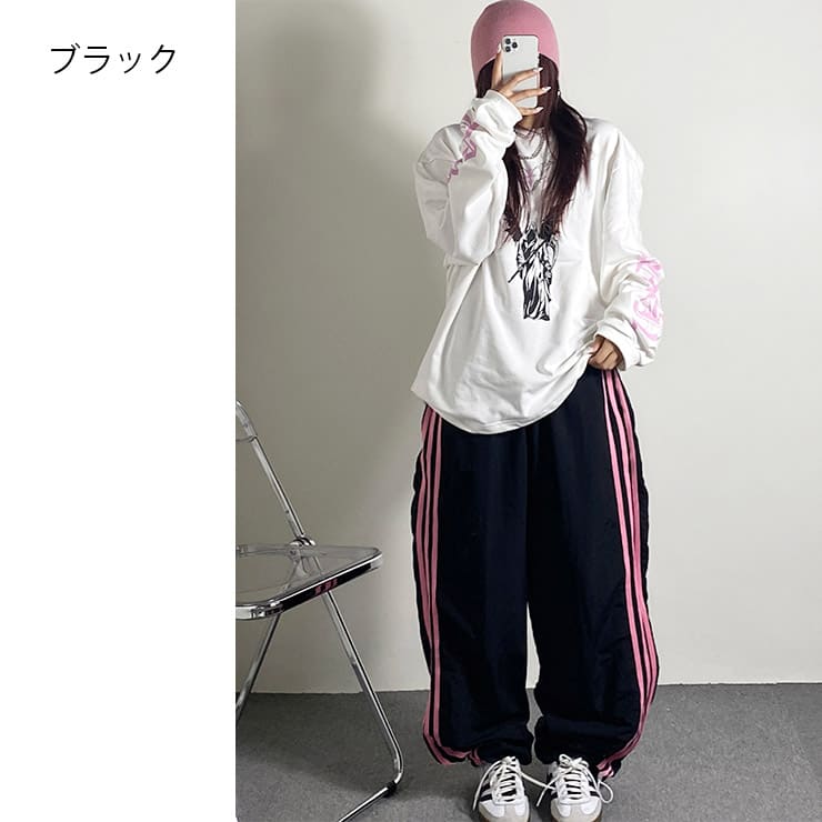 Daebbang Sister 正規品 デッパンシスター レディース パンツ トラック