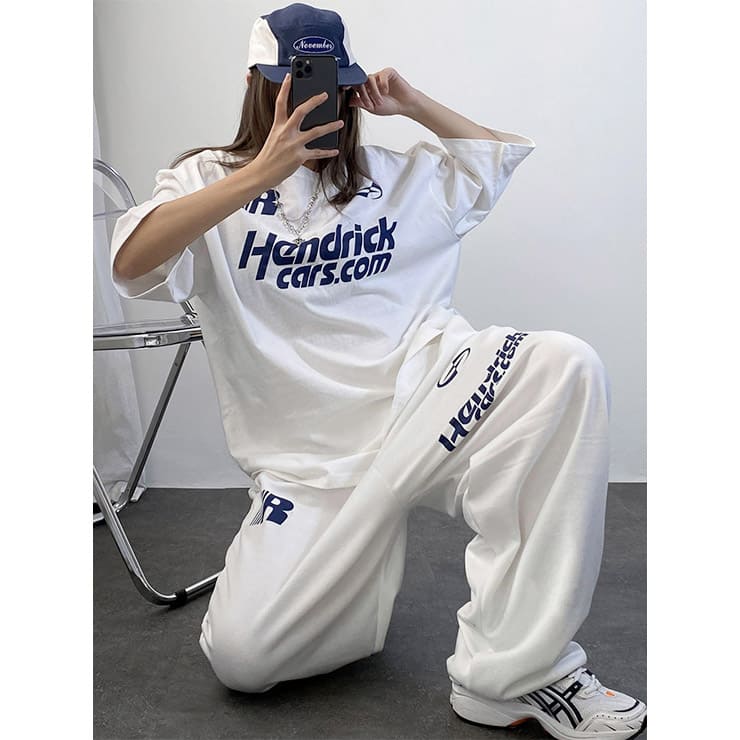 B-PANTS HANDRICK SWEAT�ۥ磻�����ѥ��᡼�������å������Τ��륹�����å��Ǻ�