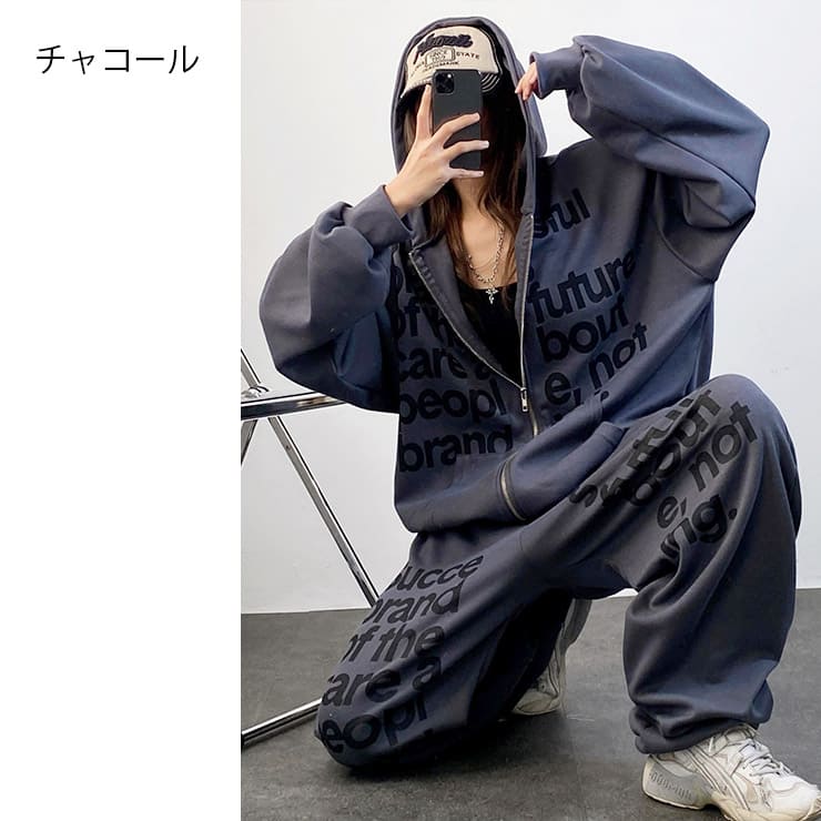 T-JACKET HOODED OVERSIZE ZIPUP���㥳�������ѡ�ư���䤹�������С����������륨�å�