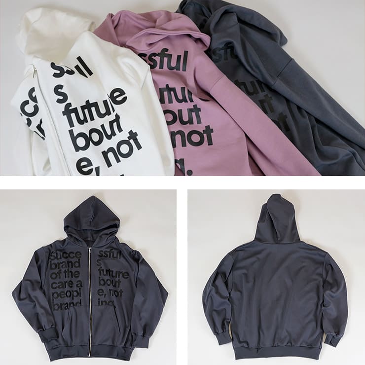 T-JACKET HOODED OVERSIZE ZIPUP���㥳����ʿ�֤����ե���ȥ����ȥ��륨�åȤ���ǧ�Ǥ���