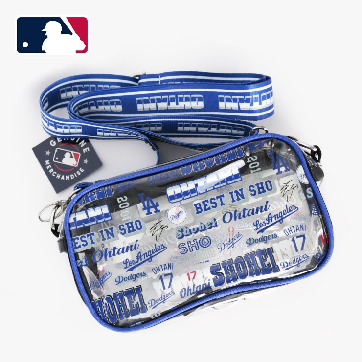 Dodgers ドジャース ショルダーバッグ クリアバッグ ポーチ OHTANI 総