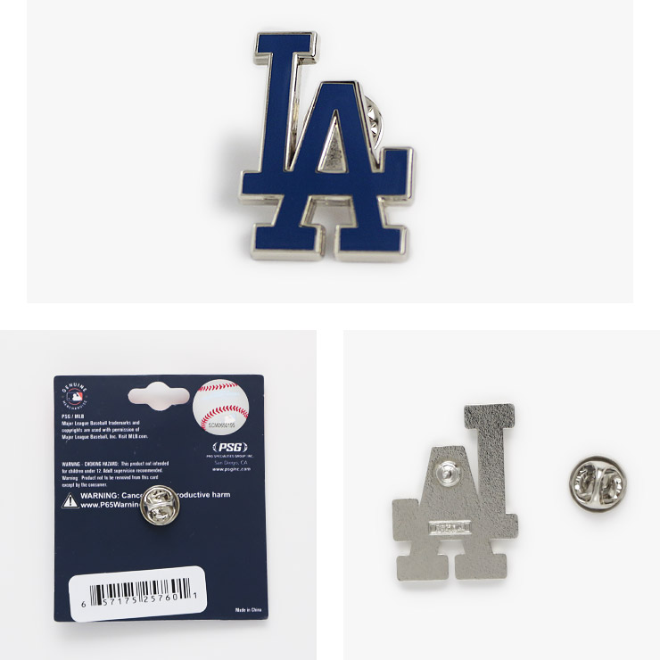 Dodgers ドジャース ピンバッジ ピンズ ロゴ LA ブルー MLB 公式