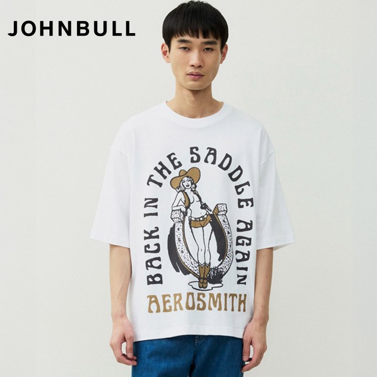 JOHNBULL 正規品 ジョンブル Tシャツ 半袖 アーティスト AEROSMITH