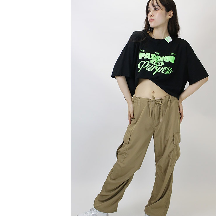 K-collection Tシャツ レディース 半袖 ロゴ ボックス ゆったり 韓国