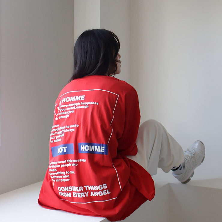 �ڹ�ľ͢�� HOMME ����ե��å�T ��ǥ����� �ȥ��ɥե��å����