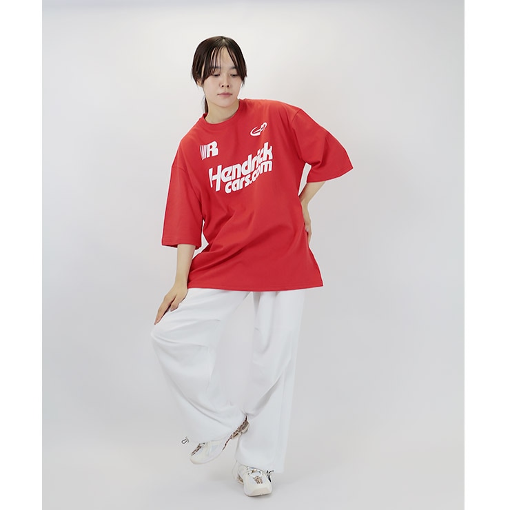 K-collection トラックパンツ タック ウエストゴム スウェット 裾