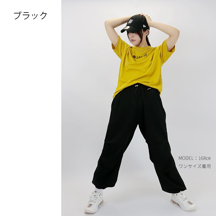 K-collection トラックパンツ タック ウエストゴム スウェット 裾