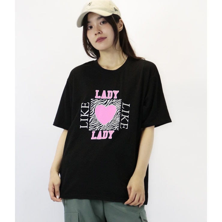 K-collection Tシャツ 半袖 グラフィック オーバーサイズ ルーズ