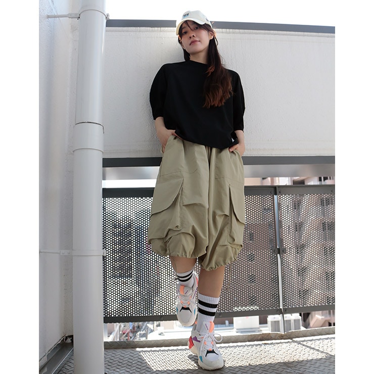 K-collection カーゴパンツ バミューダパンツ ハーフパンツ ワイド