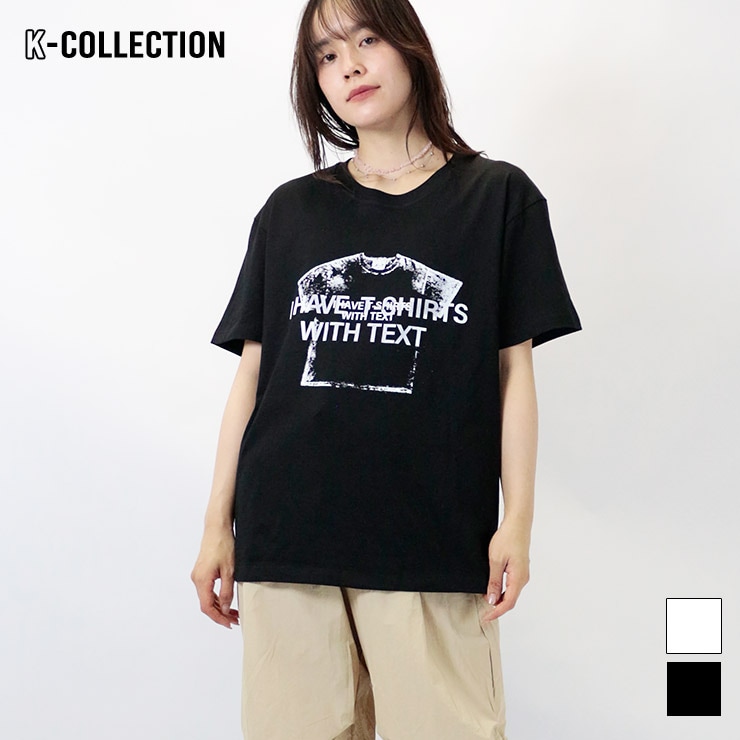 K-collection Tシャツ 半袖 グラフィック ビッグシルエット オーバー