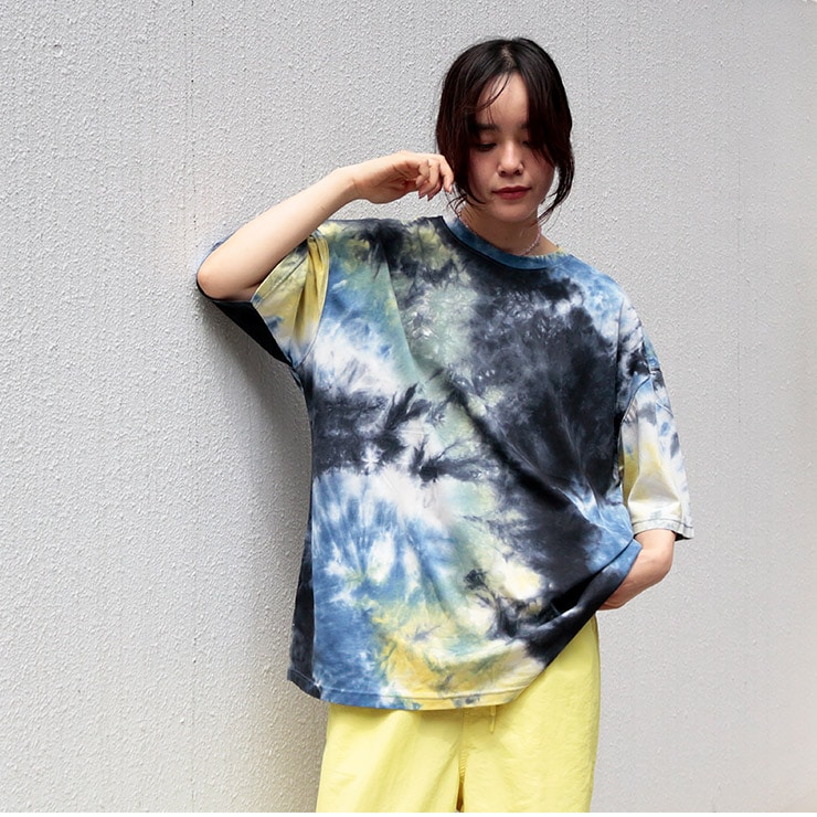 K-collection Tシャツ 半袖 タイダイ ビッグシルエット オーバーサイズ