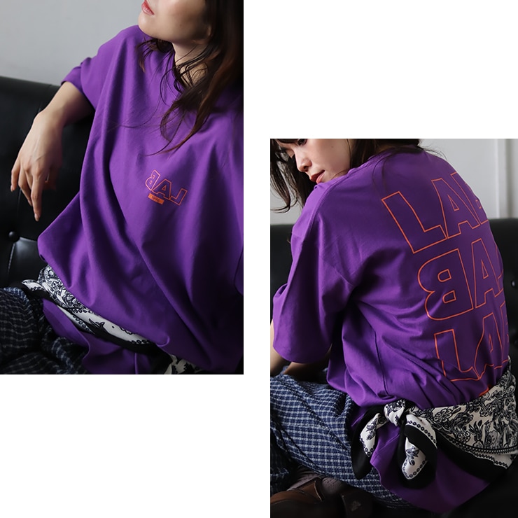 LA BODY CORE TRIPLE LAB TEE Tシャツ 半袖 ビッグシルエット ロゴ