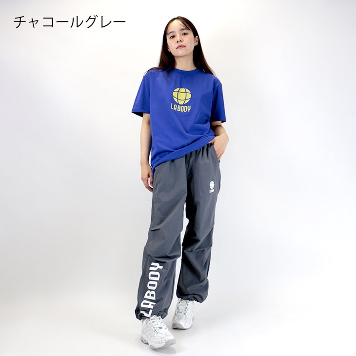 LABODY ICONIC パラシュートパンツ ドライ 吸水速乾 ナイロンパンツ