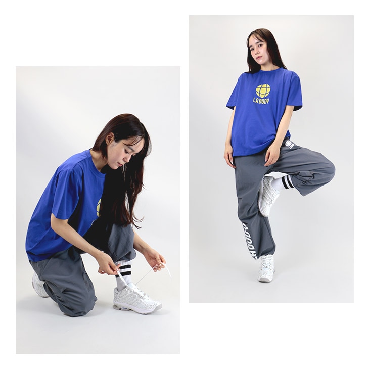 LABODY ICONIC パラシュートパンツ ドライ 吸水速乾 ナイロンパンツ