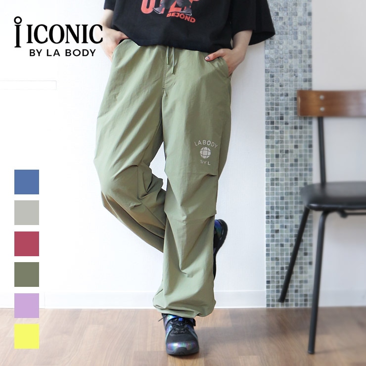 【美品】G.O.A.ゴア ワークパンツ カーキ レディースF パラシュートパンツ 予約販売 8月中旬発送予定】LA BODY ICONIC パンツ レディース