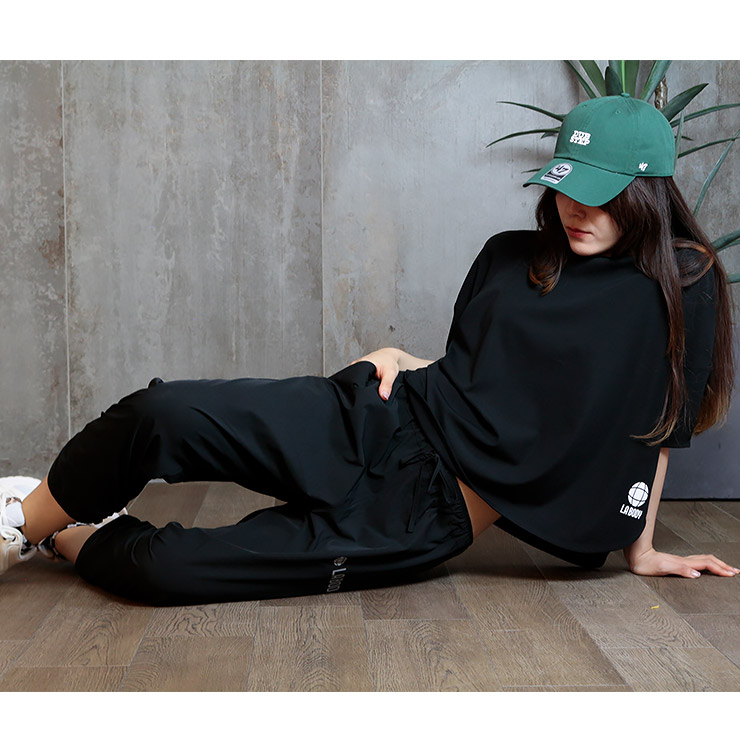 LA BODY ICONIC Tシャツ 半袖 冷感機能 ランタンスリーブ レディース