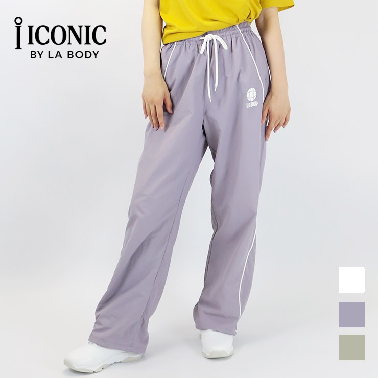 バドルストン8インチ LA BODY ICONIC パラシュートパンツ ドロストパンツ ナイロンパンツ