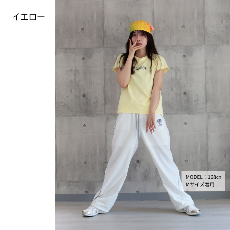 LA BODY ICONIC アイコニック Tシャツ 半袖 吸水速乾 ロゴ 吸汗速乾