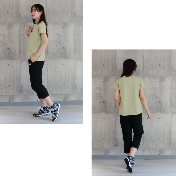LA BODY ICONIC アイコニック パンツ クロップ ジョガー パンツ